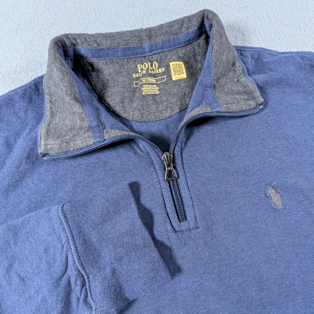 Polo Ralph Lauren Quarter Zip Pullover‎ Mens Size Medium Casual Preppy